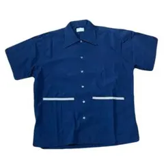 『WTAPS』 半袖シャツ　24SS オープンカラー　襟切替　ブルー　【M】 WTAPS』 半袖シャツ 24SS オープンカラー 襟切替 ブルー 【M】 - メルカリ