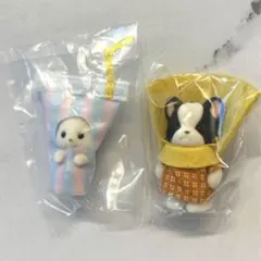 シルバニアファミリー　赤ちゃん2つセット　フレンチブルドッグ・ショコラウサギ