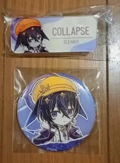 コンパス　コンパスカフェ　コラプス　アクリルネームプレート＆缶バッジセット