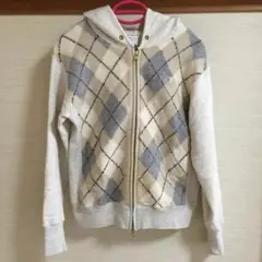 シップス×チャンピオン 裏起毛 ニットパーカー Sサイズ