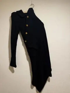COMME des GARCONS ねじれニット アシンメトリー カーディガンのサムネイル