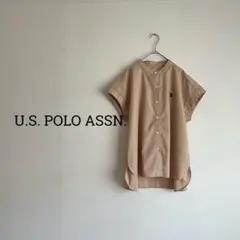 U.S. POLO ASSN.フレンチスリーブ ワンポイント刺繍 シャツ M