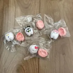 カプセルトイ ４個セット サンリオ歯ガチャガチャ♡