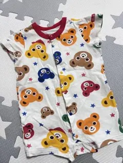 ミキハウス　プッチくん　ロンパース 80cm
