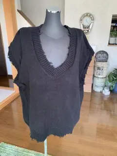 R LOWRYS FARM ニット　黒　F 370g