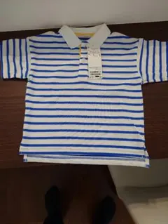 新品 キッズ ポロシャツ ボーダー 100cm