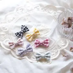 2つセット♡ハンドメイド♡ヘアクリップ♡セミオーダー♡ベビー、キッズ