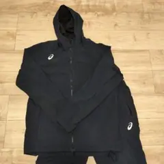 ASICS ウィンドブレーカー　ＸＬ　黒