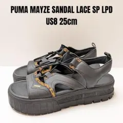 PUMA プーマ メイズ サンダル 25cm 厚底サンダル ブラック レオパードのサムネイル