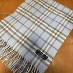 希少カラー⭐︎ BURBERRY LONDON カシミヤ100％　大判　マフラー