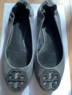 Tory Burch フラットシューズ バレエシューズ グレー