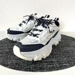 FILA フィラ EST1911 スニーカー トリコロール 厚底 23.5のサムネイル