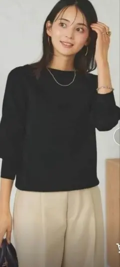 a.v.v 五分袖ニット　新品未使用タグ付き