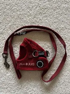 PUPPIA ハーネス&リードセット レッド XSのサムネイル