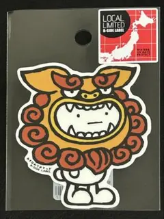 沖縄限定 B-SIDE LABEL シーサー ステッカー