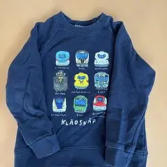 klädkåp トレーナー 120 ネイビー