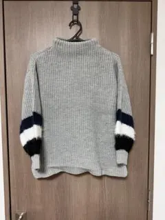 ダークブルータートルネックセーター M まとめ買い2点1500円