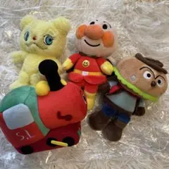 アンパンマン ぷりちぃビーンズSPlus ぬいぐるみ　4体