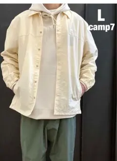 【新品】キャンプ7 camp7 ナイロンシャツジャケット　コーチシャツ