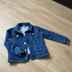 濃い青 デニムジャケット 110
