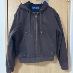 ZARA フード付きブラウンジャンパー