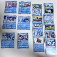 ポケモンカード みずタイプ まとめ売り 24枚セット ポケモンGOカード含む