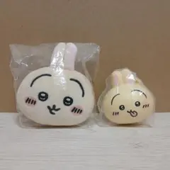 ちいかわ うさぎ おかおスクイーズ マスコット 2点セット