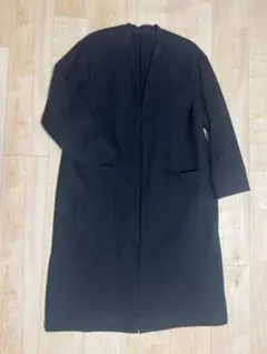 ヤマダヤ　Aga×NORITAKE ノーカラーチェスターコート　ブラック