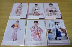 櫻坂46 守屋麗奈 生写真6枚セット 振袖衣装 浴衣衣装 BAN衣装