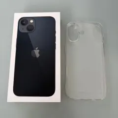 iPhone13 midnight 箱のみ+クリアケース
