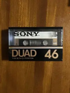 SONY DUAD46 激レア！新品未開封 2025年最新】sony カセットテープ duad 46の人気アイテム - メルカリ