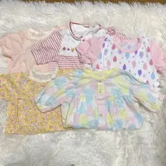 新生児　ロンパース　半袖