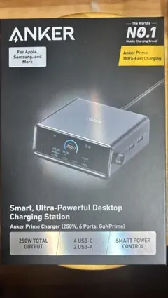 Anker Prime Charger (250W, 6 Ports, GaN)