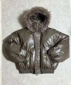 レザーダウンジャケット ダウンジャケット