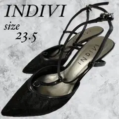 INDIVI インディヴィ サンダル ミュール ストラップ アンクルストラップのサムネイル
