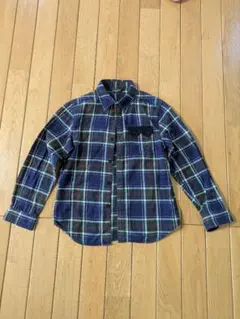 COMME CA ISM チェック柄長袖シャツ 130