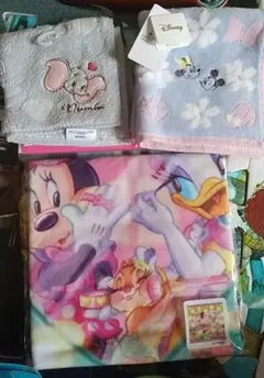 ディズニー タオル ハンカチ 3枚セット