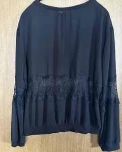 H&M レースプルオーバーブラウス　XL