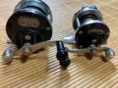 オールドゴールドメタルリール4個セット ダイワコロネットⅠ シマノデミ1 他 オールドゴールドメタルリール4個セット ダイワコロネットⅠ