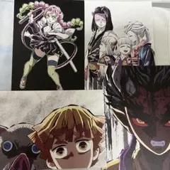 鬼滅の刃 全集中展 幕間画 ポストカード 甘露寺蜜璃　我妻善逸　憎珀天