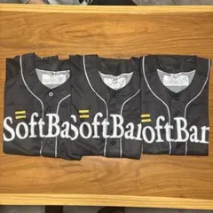 新品◇SoftBank 黒 ユニフォーム ボタン式 - メルカリ