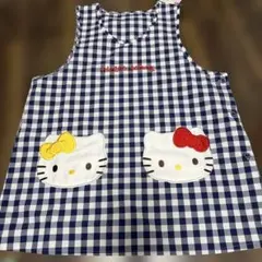 サンリオ　キティ　エプロン 保育士 新品タグ付き 3L-4L