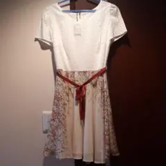 新品未使用　タグ付き　ペイトンプレイス　コムサ系列　花柄ワンピース　綿