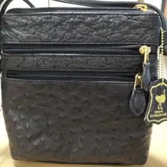 オーストリッチレザー ショルダーバッグ 革製品