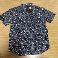 猫柄 ネイビーシャツ C-1 日本製