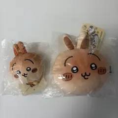 ちいかわベーカリー　うさぎ　パンみたいなもちもちマスコット　おかおポーチ