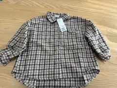 AJUGA チェック柄 長袖シャツ