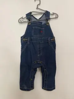 POLO Baby デニム風 オーバーオール サロペット 80㎝ パンツ ズボン