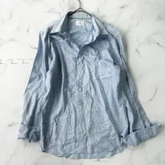 LANVIN en Bleuランバンオンブルー　 長袖シャツ水色Lせ134のサムネイル