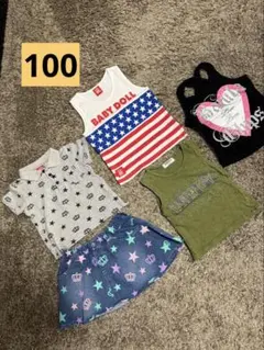 女の子100サイズ5点おまとめ